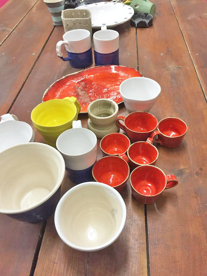 Finished ceramic pieces